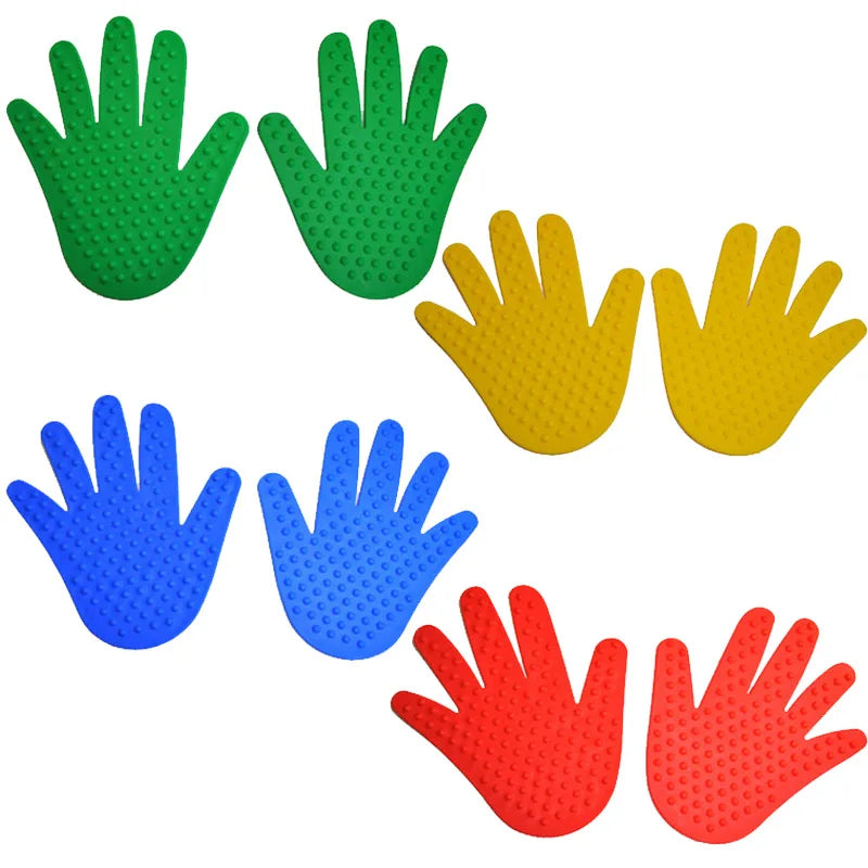 4Pair Hand Feet Sensory Toys Children Fun Sports Games Crawling and Jump Activity for Kids Kinder Spiele Giochi per Bambini