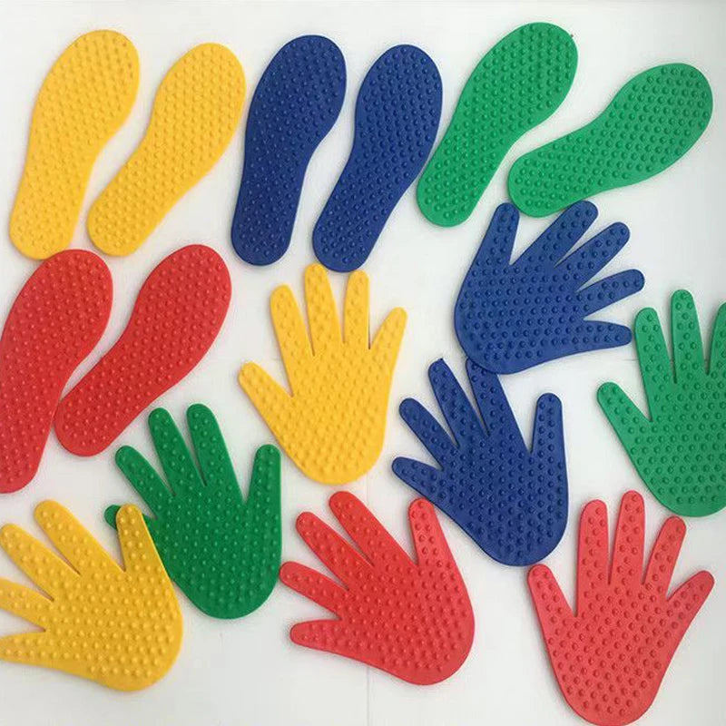 4Pair Hand Feet Sensory Toys Children Fun Sports Games Crawling and Jump Activity for Kids Kinder Spiele Giochi per Bambini