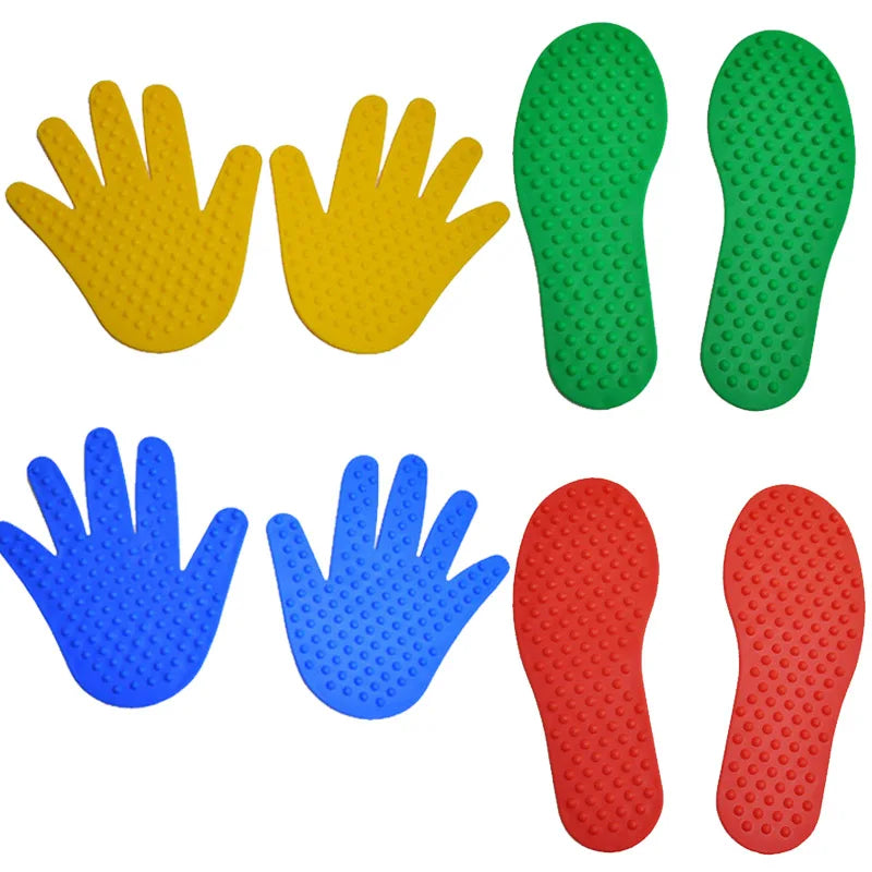 4Pair Hand Feet Sensory Toys Children Fun Sports Games Crawling and Jump Activity for Kids Kinder Spiele Giochi per Bambini