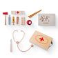 Children Doctor Toy Set Wooden Simulation Medical Box Baby Play House Games Educational Toys Children Montessori Toy Gifts