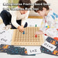 Wooden Montessori Multiplication Board Game Kids Learning Educational Toys Math Counting Hundred Board Interactive Thinking Game