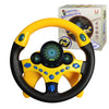 Electric Simulation Steering Wheel Toy with Light and Sound Educational Children Co-Pilot Children'S Car Toy Vocal Toy Gift