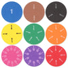 51Pcs EVA round Shaped Fraction Instrument Demonstrator Montessori Math Educational Toy Math Teaching Gift Student Learning Tool