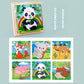Six Sides Painted Wooden Puzzle Three-Dimensional Traffic Animal Puzzle Building Blocks Early Education Educational Toy