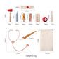 Children Doctor Toy Set Wooden Simulation Medical Box Baby Play House Games Educational Toys Children Montessori Toy Gifts