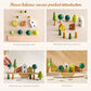 Wooden Baby Animal Balance Board Threading Toys Wooden Seesaw Stacking Toys Blocks Board Games Montessori Educational Baby Gifts