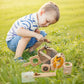 Outdoor Adventure Kit for Kids Insect Nets, Wooden Leaf Cognitive Magnifying Glasses Natural Forest Exploration Toys Kid'S Gift