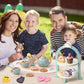 Girls Toys Wooden Afternoon Tea Set Children'S Toy Kitchen Pretend Play Set Toaster Coffee Maker Ice Cream Kids Educational Toy
