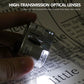 60X Illuminated Magnifying Glass with Light Lamp Led Mini Pocket Microscope Portable Hand Jeweler Magnifier Lupe Loupe Tools