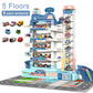 Electric Track Parking Building Car Toy Racing Rail Car Train Track Toy for Children Gifts Mechanical Adventure Brain Table Game
